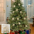 thumbnail image 2 of 16 Pack Christmas Tree,Christmas Balls,Large Clear Plastic Electroplating Painted Holiday Decor for Thanksgiving Wedding Party Home Birthday Decor,2.36IN,Gold, 2 of 6