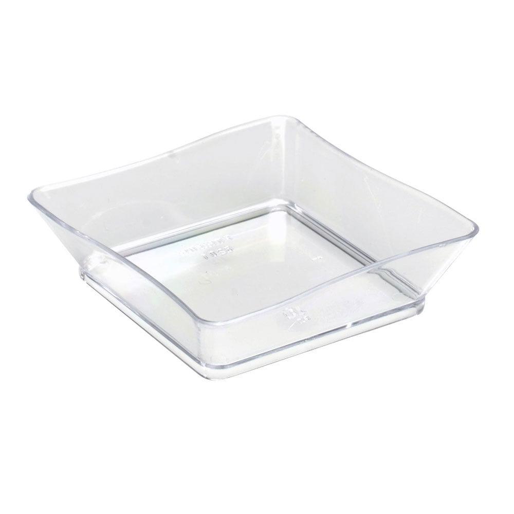 Clear 2 1 4 X 2 1 4 Tiny Trays Pack Of 10 Ea Walmart Com Walmart Com