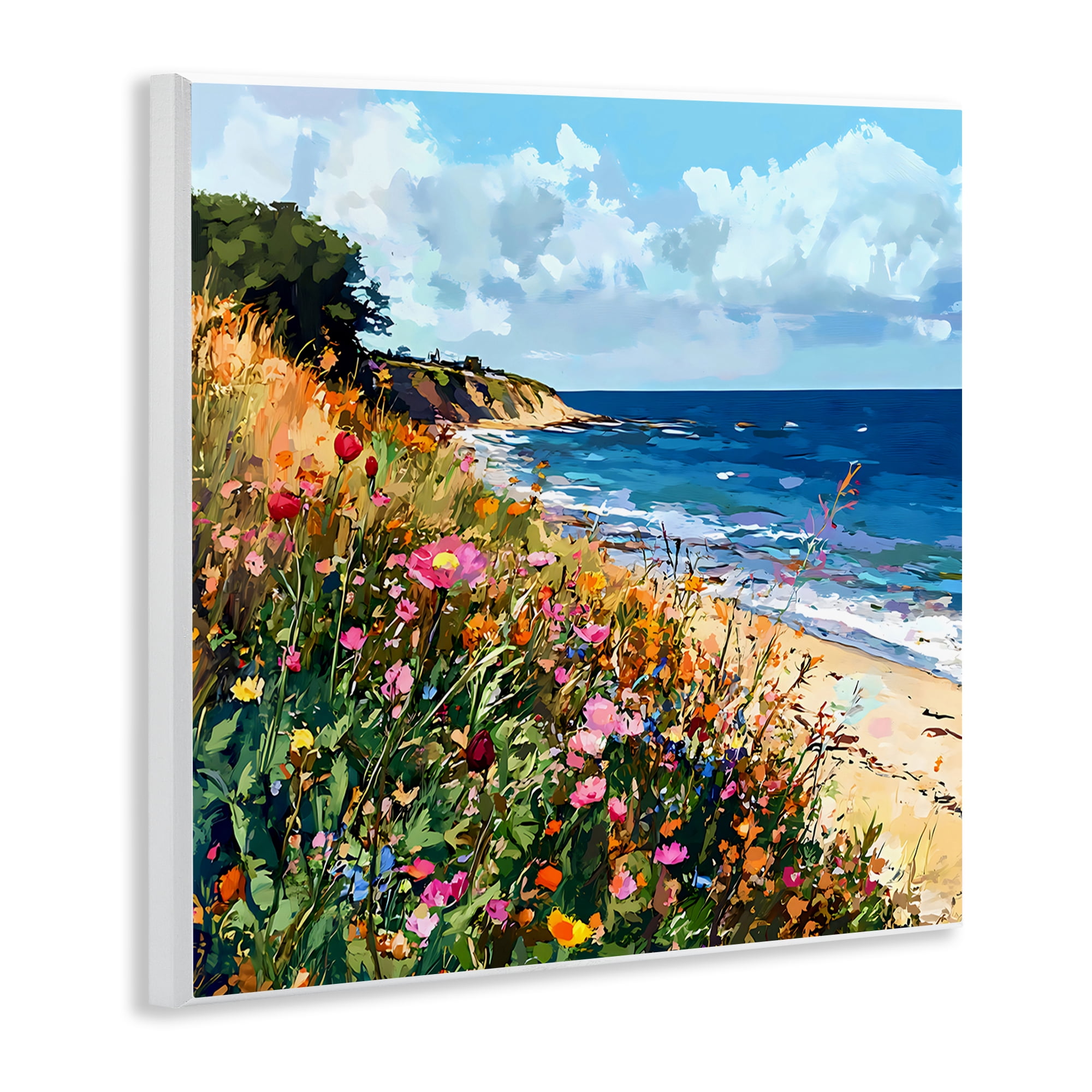 Stupell Industries Enchanted Oceanside Meadow Wall Plaque Art, design by Creative Studio