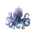 thumbnail image 2 of Mythical Ocean DIY Bead Kit, 3D Beaded Animal Kit, Glossy Glass Bead Craft Set, Easy-Follow Instructions For Creating Unique Underwater Decorations Octopus, 2 of 9