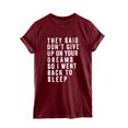 thumbnail image 4 of Pntutb moda mujer cuello redondo camisa camisetas de manga corta camiseta impresión de letras camisa tops blusa Pntutb Pntutb-4482, 4 of 4