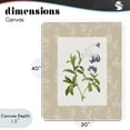 thumbnail image 4 of Stupell Industries Traditional Botanical Plate Design Canvas Art, 30 x 40, by Val Rhodes, 4 of 8