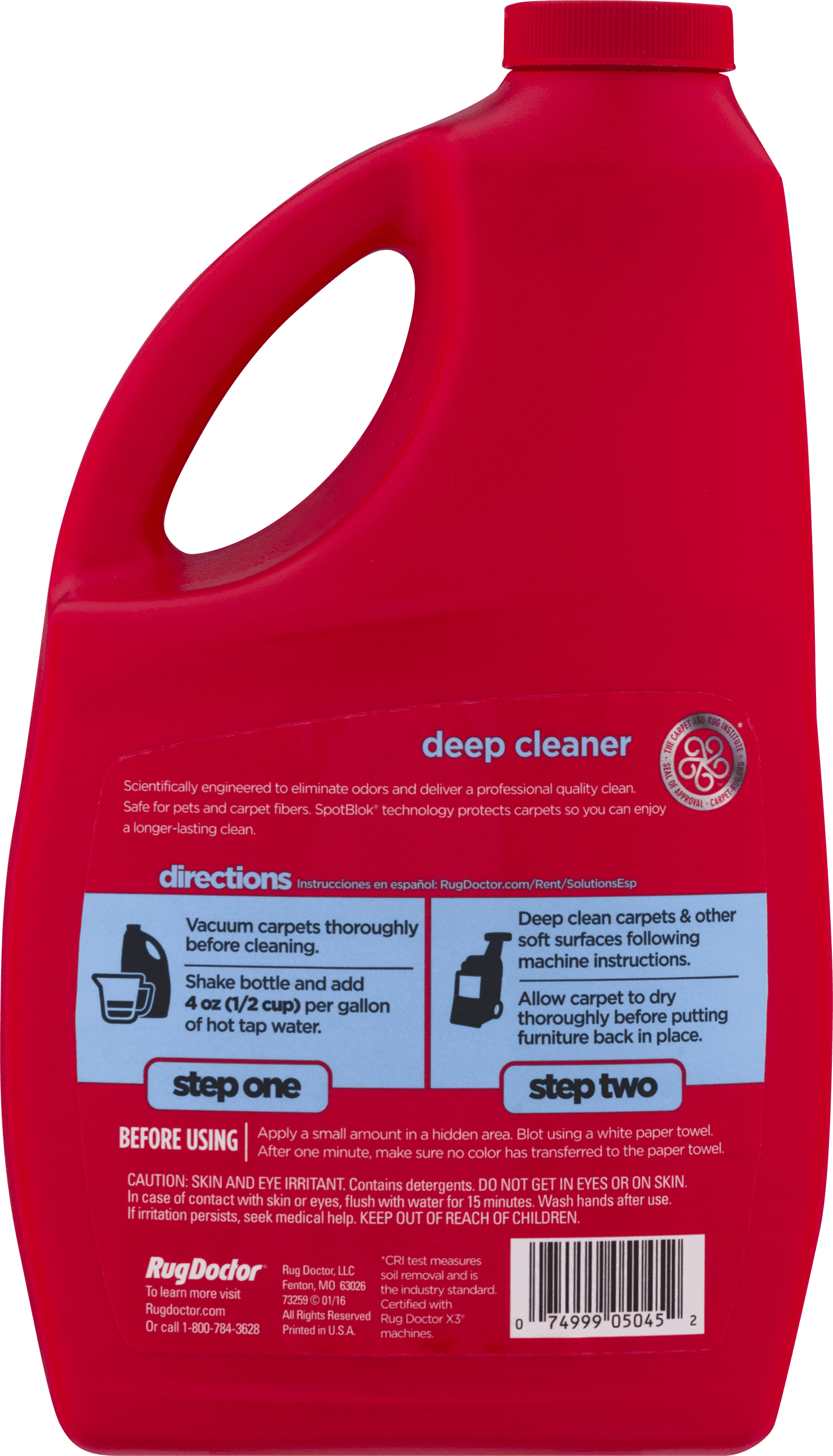 Rug Doctor Professional Oxy Deep Cleaner Daybreak Scent, 480 FL Rug Doctor Professional Oxy Deep Cleaner Daybreak Scent, 480 FL