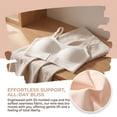 thumbnail image 6 of Bras For Women JIANLAI Strapless Non-Slip Push-Up Bra, Convertible Removable Straps Underwire Padded Bandeau Bra for Formal Dresses, 6 of 9