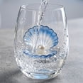 thumbnail image 6 of Artisanal Blue Ringed Octopus Glassware, 2D Octopuses Stemless Wine Glasses, Handcrafted Marine Animal Bar Glass, Coastal Home Decor Gift for Ocean Lovers, 6 of 6