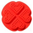 thumbnail image 5 of Moule à gaufres en forme de cœur en silicone de qualité supérieure pour enfants, 5 of 5