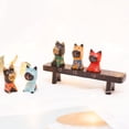 thumbnail image 4 of Decoraciones de escritorio de madera, gato de la suerte, lindo gatito, restaurante, tienda, oficina, dormitorio, decoraciones pequeñas Sailing Electrónica, 4 of 5