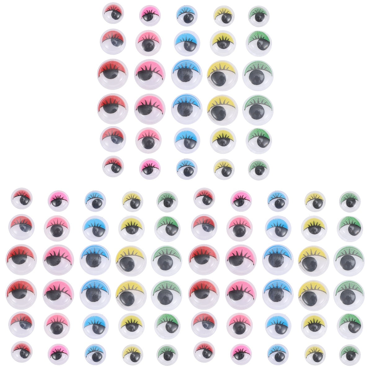 FRCOLOR Eyes Wiggle Craftdiy Animal Eyes Wiggly Mini Snowman Making