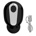 thumbnail image 3 of Inteprter Auricular compatible con Bluetooth 5,0, Mini auricular en la oreja, manos libres inalámbrico, auricular de un solo oído con micrófono para Cables de audio/vídeo Negro, 3 of 6