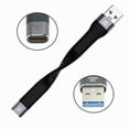 thumbnail image 3 of CY 10Gbps USB 3.1 Type C Female to USB3.0 Type A Male Flat Slim FPC Data Cable 13cm for Laptop & Phone, 3 of 7