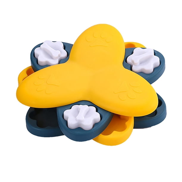 Methold Rotatable Feeder 3 Layer Dog Food Education Pet Slow Toy Suministros para perros Amarillo