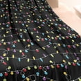 thumbnail image 3 of Multicolor Christmas Light Pattern Blanket,Comfortable Soft Lamb Wool Throw Blanket,All Season,Warm Lightweight Blankets for Sofa Bed Couch Living Room Chair,40"x50", 3 of 4