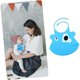 thumbnail image 4 of Baberos con bolsa para Saliva, babero de silicona, Baberos para niños pequeños, delantal para niños pequeños, babero para comer, babero para comer, babero para bebé, 4 of 5