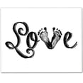 thumbnail image 5 of Love - Baby Feet - 11x14 Unframed Art Print - Great Nursery or Child's Room Decor, 5 of 5