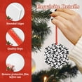 thumbnail image 4 of Hirioo Cute Panda (3) for Acrylic Christmas Pendant Hanging Christmas Tree Ornaments, Car, Home, Office Gift Decor-Hexagon, 4 of 7