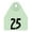Green, variant on Global Medium, Numbered (25) Color: White Number: 1-25