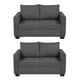 thumbnail image 1 of Sala 2-2 TRINITY Gales ( 2 piezas Love Seat ) Gris Noche, 1 of 8