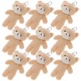 thumbnail image 2 of 10 Uds. Mini oso de juguete de peluche, muñeco de oso de peluche DIY, llavero de muñeco de oso pequeño, fabricación de dijes, 2 of 6