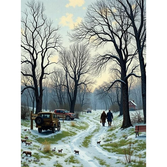 Puzzles Every Piece is Unique -Andrew Wyeth-Festival International Du Film - 300 Piece Jigsaw Puzzle for Adults Challenging Puzzle Perfect for Game Nights