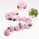 thumbnail image 3 of Paquete de 4 flores artificiales de vid Sakura, plantas artificiales, hiedra colgante, hogar, hotel, oficina, boda, fiesta, jardín, artesanía, decoración artística (2,3 m), 3 of 5