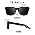 thumbnail image 4 of Lentes de Sol QALLY para Mujer, Cuadrados a la Moda, Polarizados UV400, 4 of 6