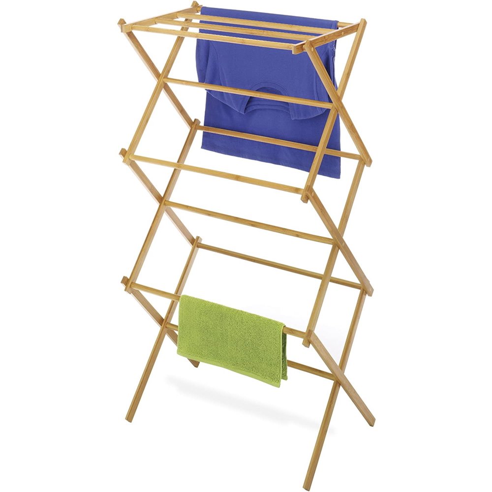 Whitmor Bamboo Folding Drying Rack