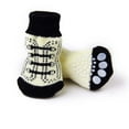 thumbnail image 4 of 4 calcetines antideslizantes para perros pequeños, cachorros y gatos, talla XL (negro y blanco), 4 of 7