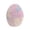 Pink, variant on Velvet Jumbo Easter Eggs, Pastel Rainbow Easter Fluffy Egg Storage Box, Fillable Plastic Giant Egg for Easters Egg Hunt, Candy Treats, Basket Stuffers, Party Supplies, Holiday Decoration - 8.27 inch