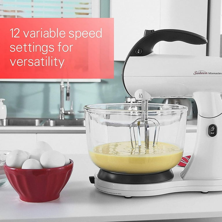 Sunbeam 002371-000-NPO Mixmaster 350 Watt, White Soft-Start Technology Stand Mixer Sunbeam 002371-000-NPO Mixmaster 350 Watt, White Soft-Start Technology Stand Mixer