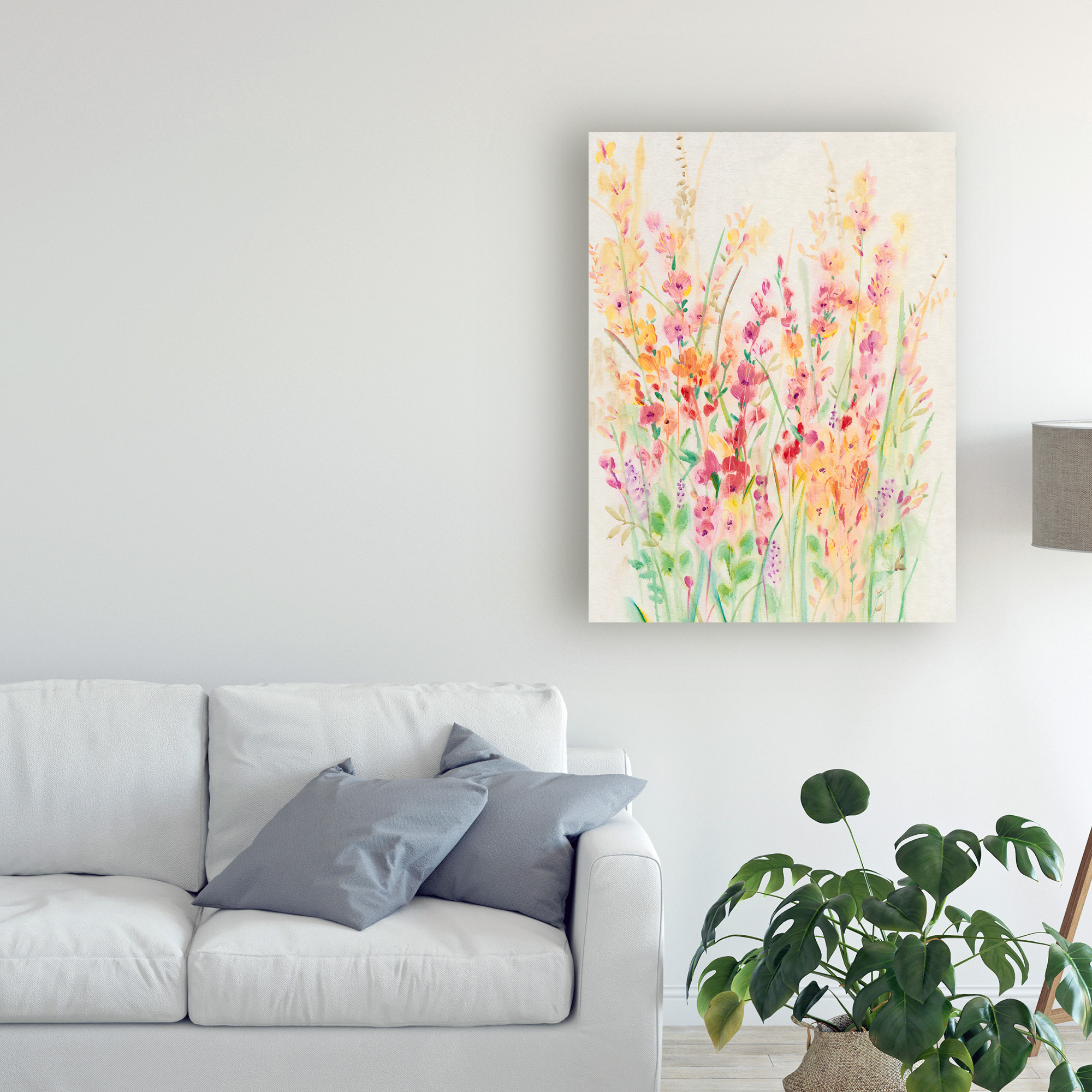 Trademark Fine Art 'Brilliant Floral I' Canvas Art by Tim OToole