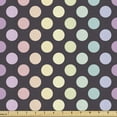 thumbnail image 1 of Polka Dots Fabric by the Yard, Circular Motifs in Various Color Transitions Abstract Modern Art, Decorative Upholstery Fabric for Sofas and Home Accents, 3 Yards, Multicolor by Ambesonne, 1 of 4