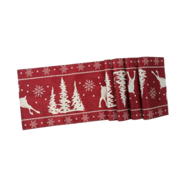 mesa navideño, mantel para fiestas navideñas, decoración rústica navideña para hogar, celebraciones, sala estar