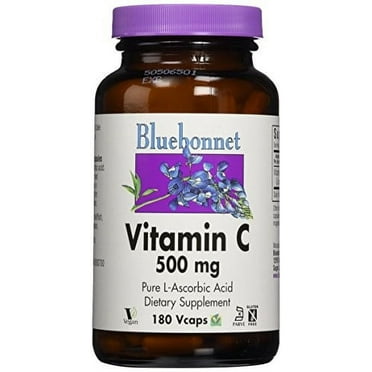 Bluebonnet Vitamin C 500 Mg, 180 Ct