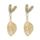 thumbnail image 2 of Pendientes para mujer, regalos para mujer, pendientes largos con borlas de estilo coreano con forma de hoja de diamante., 2 of 5