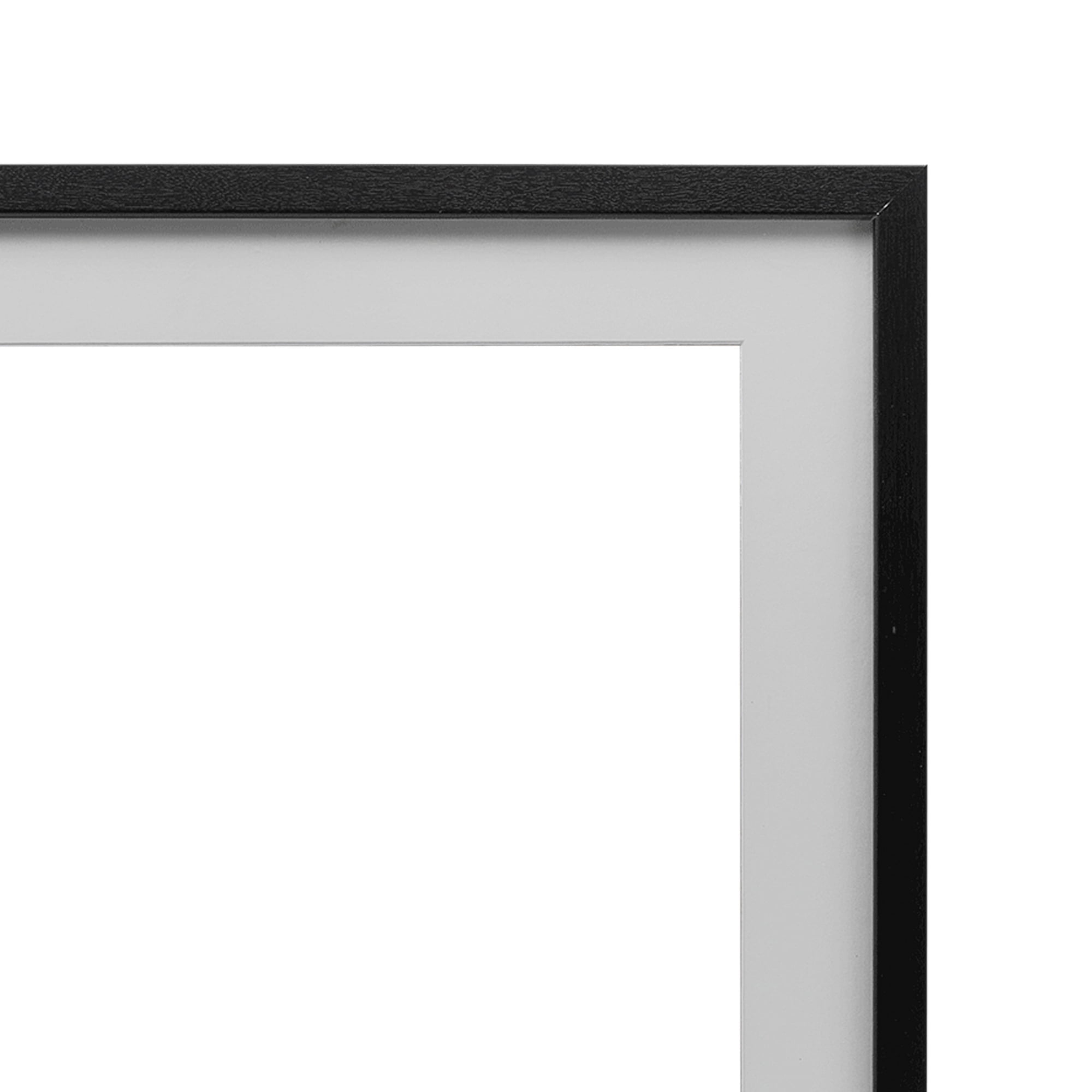 Clean Heart & Right Spirit Black Framed Print Under Glass, design by Lettered and Lined