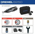 thumbnail image 2 of Dremel 8250-5 12V Cordless Rotary Tool with Brushless Motor and Lithium Ion Battery, 2 of 8