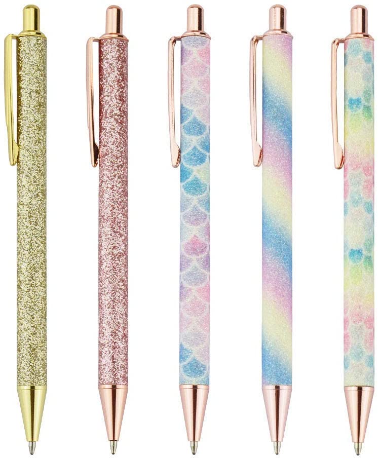 Carioca 10 Colors Kugelschreiber – 12 Stück, Mehrfarbig, Retractable Mit Clip