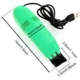 thumbnail image 3 of PloutoRich Keyboard Vacuum Cleaner Mini Vacuum Cleaner with USB Connection Keyboard Vacuum Sweeper for Car PC Laptop Computer, Rose Red, 3 of 7