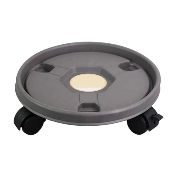 Plant Stand with Wheels,Rolling Plant Stand,Planter Caddies Rolling Saucer Caddy with Wheels, Heavy Duty Wheeled Stand for Potted Plant, Round Coaster Roller Base Tray with Casters(Gray)