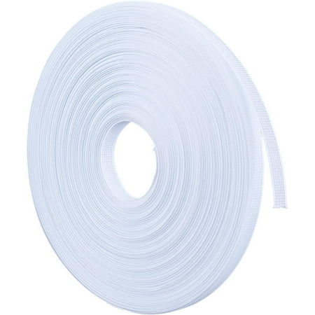 DIY White Polyester Boning 10mm Wide 25 Yards Long High Density Corset Boning for Sewing Bra Boning Tool Garment Accessories for Wedding Bridal Dress Evening Gowns Lingerie Hats Bags Making DIY