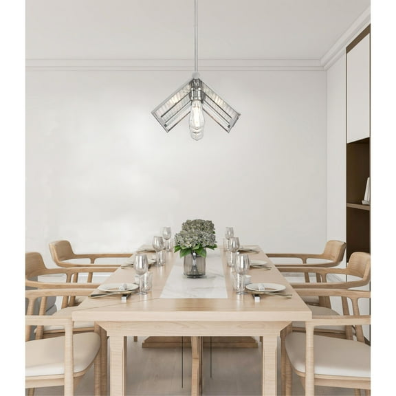 Westinghouse Lighting  Finn Four-Light Indoor Chandelier Brushed Nickel