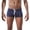 Blue, variant on Men's Swim Trunk Swimwear Quick Dry Bathing Suit Board Short Sexy Boxer Brief with Drawstring