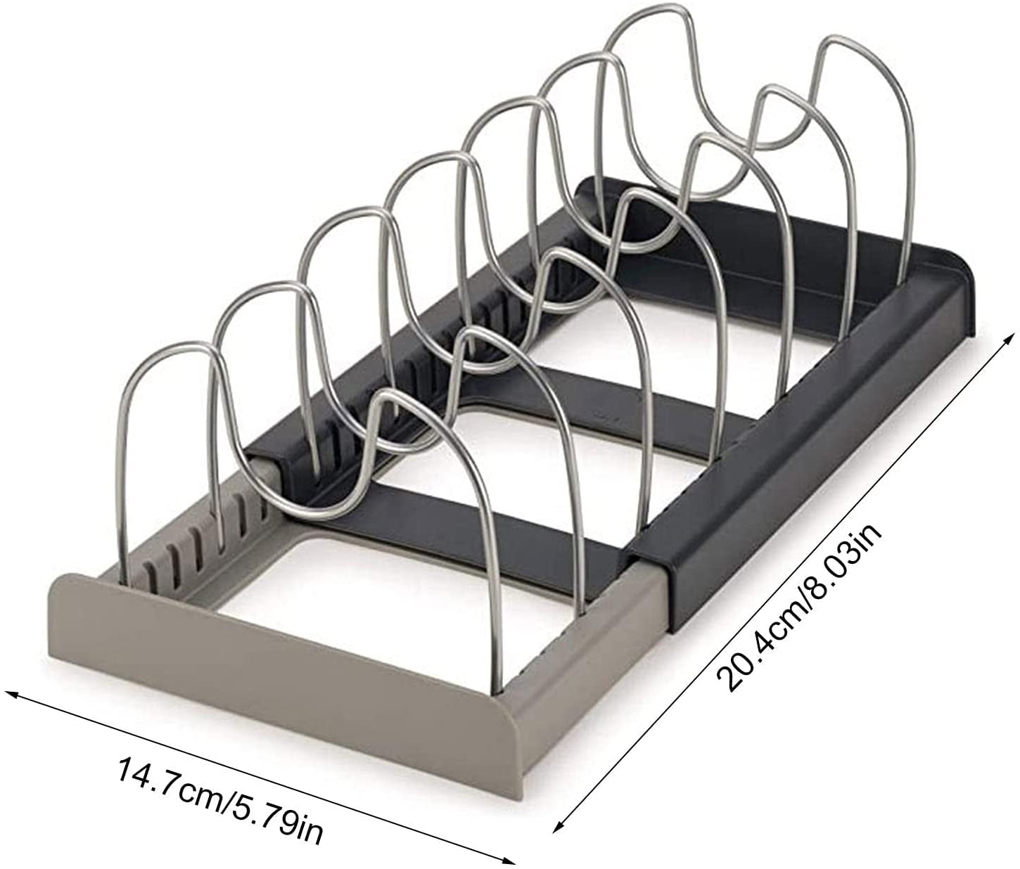 Support De Couvercles De Casseroles, Boîte De Rangement Pour Ustensiles - 4