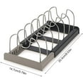 thumbnail image 2 of Pot Lid Organizer Rack, Pot Lid Holder Pan Lid Organizer Rack, Pot Lid Holder Organizer Rack, Kitchen Organizer Rack for Pot Lids, Pot Lid Storage Cabinet Door/Wall Organizer, 2 of 5