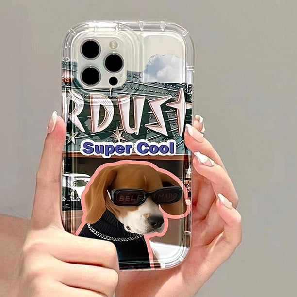 Funda de silicona transparente con dibujos animados para Iphone, carcasa bonita para Iphone 13, 11, 14, 12 Pro Max, XR, 7, 8 Plus, X, Xs, SE, 6s, 14Pro Max qiuyongming unisex