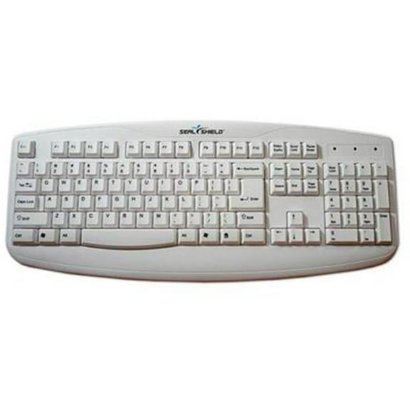 Seal Shield  Silver StormTM Medical Grade Keyboard - White