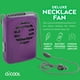 thumbnail image 2 of Ventilador de refrigeración O2COOL Neck Personal Travel Battery Púrpura, 2 of 7