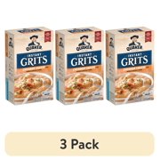 (3 pack) Quaker Cheddar Cheese Flavored Instant Grits, 9.8 oz Paperboard Box