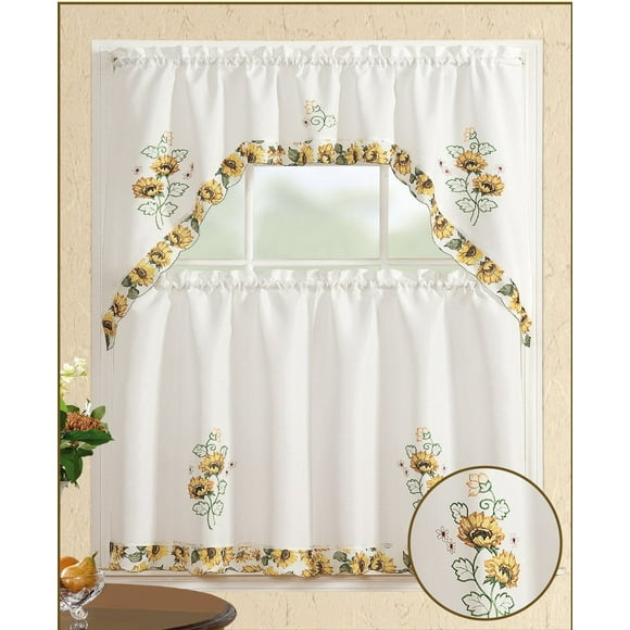 Sunflower Kitchen Curtain