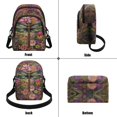 thumbnail image 7 of TSOVTHRID Dragonfly Floral Print Crossbody Bag Women's Purses Cell Phone Wallet Purses Small Crossbody Shoulder Handbags for Women with Adjustable Strap, 7 of 7